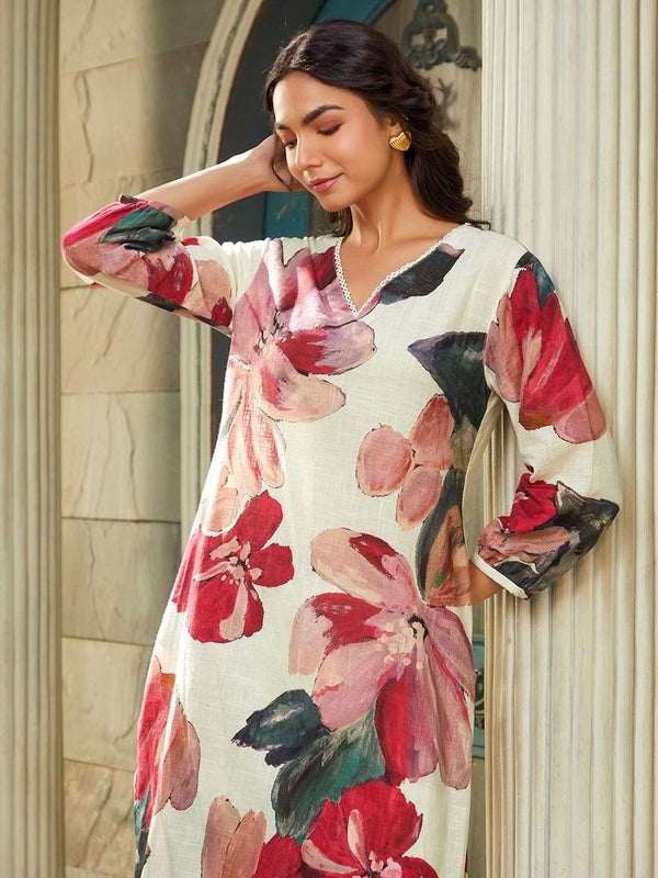 Floral Elegance Co-ord Set